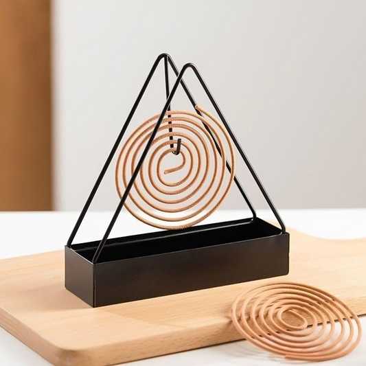 Triangle-Shaped Iron Mosquito Coil Holder