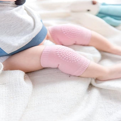 04 Pcs (2 Pairs) – Soft & Protective Baby Knee Pads – Cushioned Support for Crawling Infants & Active Toddlers (Random Color)