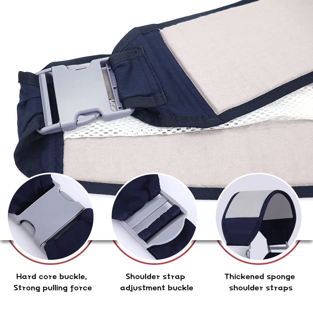 Ergonomic One-Shoulder Baby Carrier – Labor-Saving, Breathable Cotton & Polyester Sling for 0–3 Years