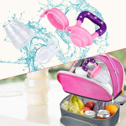 Baby Food Pacifier & Feeder Spoon Combo