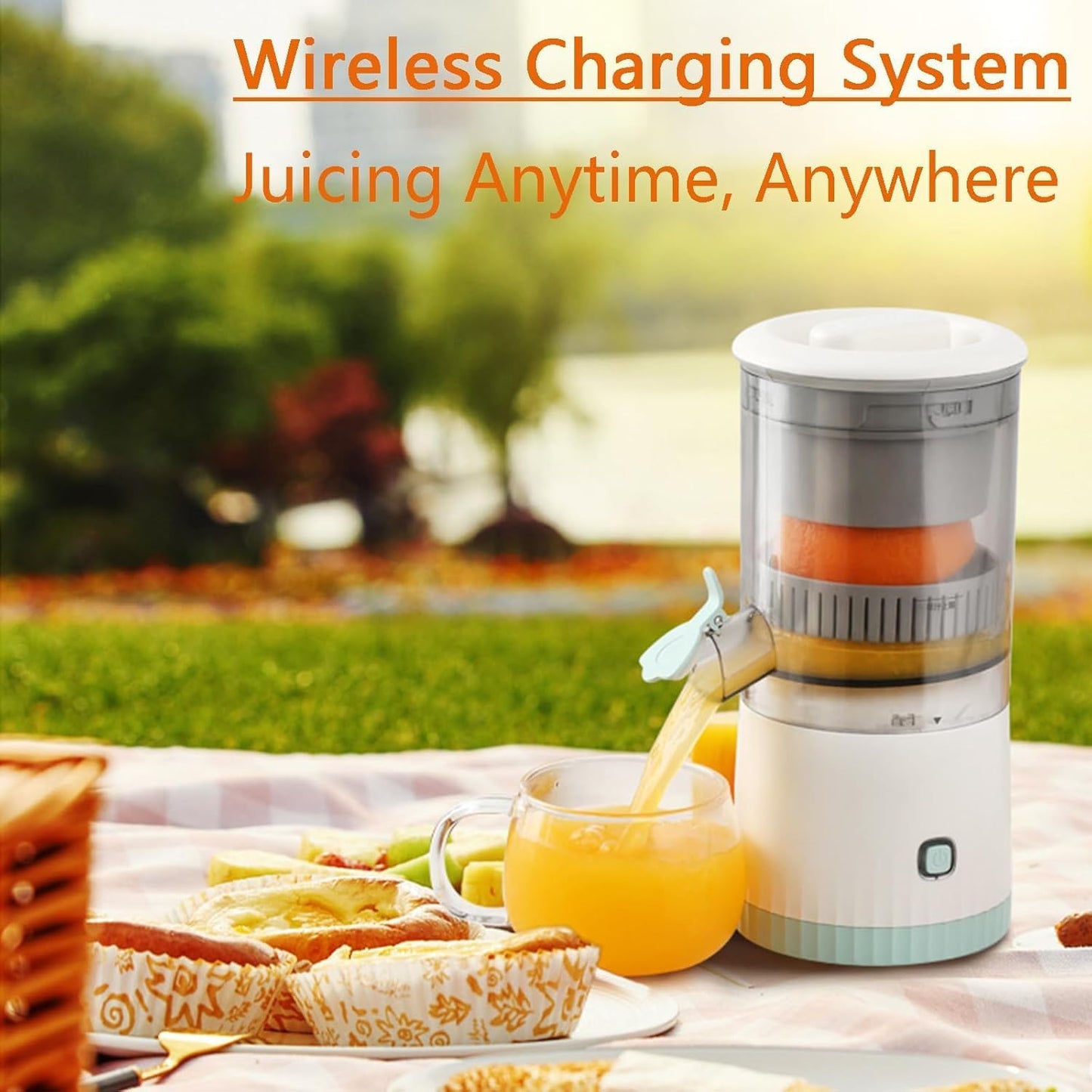 Portable Electric Citrus Juicer & Juice Extractor