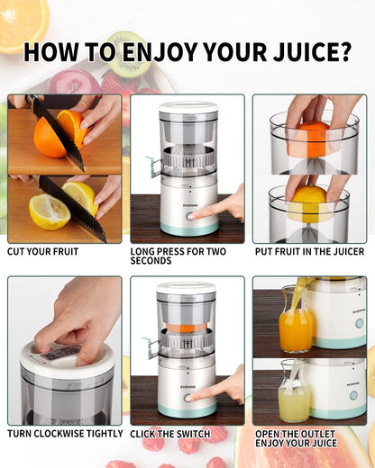 Portable Electric Citrus Juicer & Juice Extractor