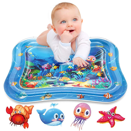 Infinno Inflatable Tummy Time Water Play Mat – Premium Sensory Toy for Infants & Toddlers (3–24 Months)