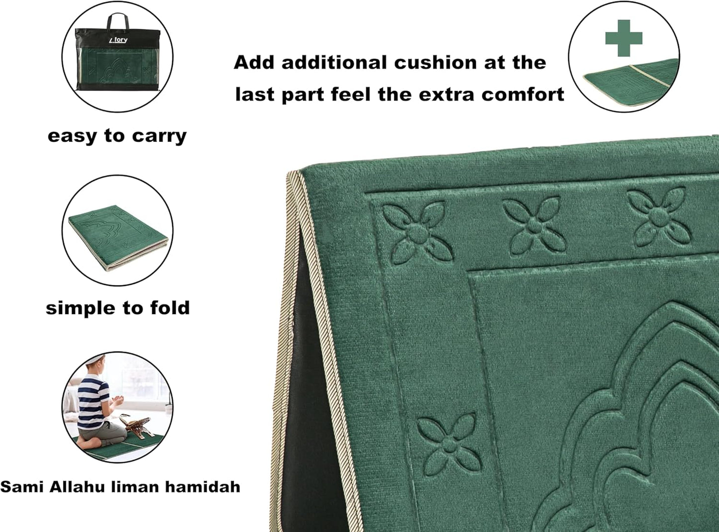 Foldable Prayer Mat - Compact & Portable