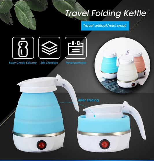 Foldable and Portable Boiling Electric Water Kettle