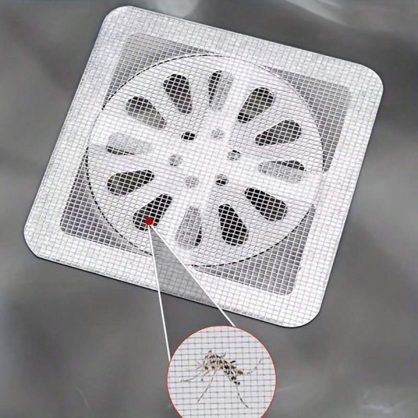 Disposable Floor Drain Sticker Hair Catcher & Stopper - 1 Pc