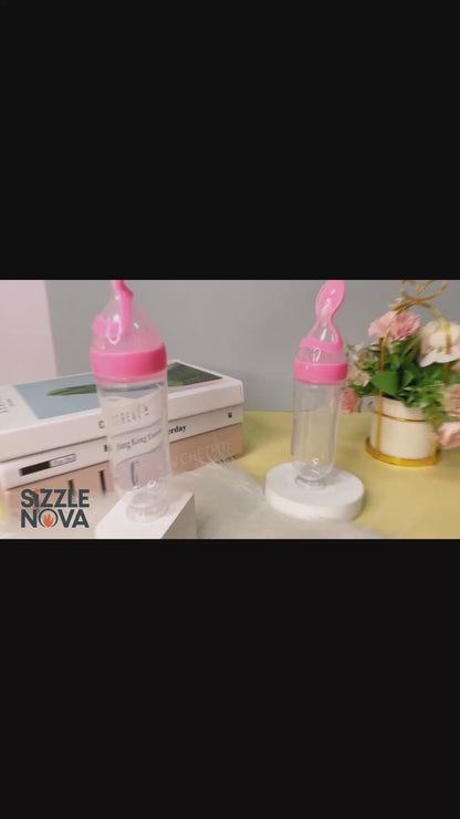 Baby Food Pacifier & Feeder Spoon Combo